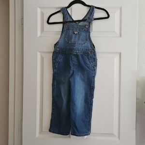 OshKosh B'gosh Kids Straight Denim Overalls in Blue